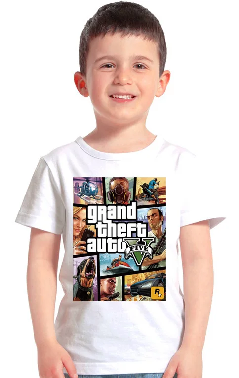 2017 Summer Clothes Gta 5 T Shirt Game Shirt Baby Girls Tops and Tees Boy T Shirts for Children Cartoon Printed for Couples GTA5
2017 Summer Clothes Gta 5 T Shirt Game Shirt Baby Girls Tops and Tees Boy T Shirts for Children Cartoon Printed for Couples GTA5