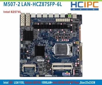 HCiPC M507-2 LAN-HCZ87SFP-6L Z87+82574L 6LAN +2 Intel82599 10000M Fiber LAN+By Pass 6LAN Firewall Motherboard,Free shipping
HCiPC M507-2 LAN-HCZ87SFP-6L Z87+82574L 6LAN +2 Intel82599 10000M Fiber LAN+By Pass 6LAN Firewall Motherboard,Free shipping