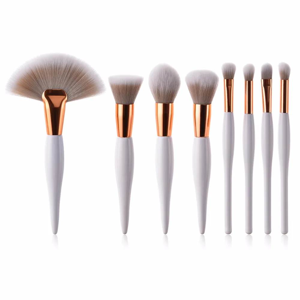 ennke 8pcs makeup brushes set powder blush eye shadow blending