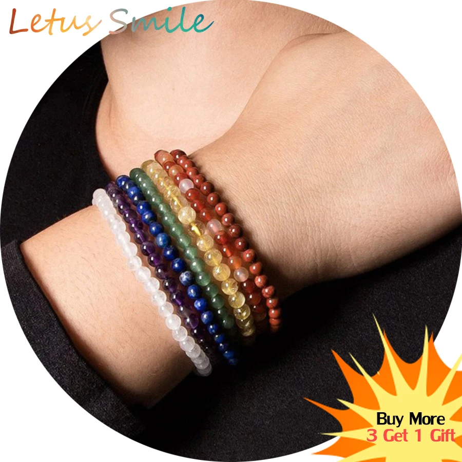 Fashion 4mm Nature Stone Bead Bracelets for Women Men Semi-precious Stones Strand Bracelet Set Charm Jewelry Braslet Pulseras
Fashion 4mm Nature Stone Bead Bracelets for Women Men Semi-precious Stones Strand Bracelet Set Charm Jewelry Braslet Pulseras