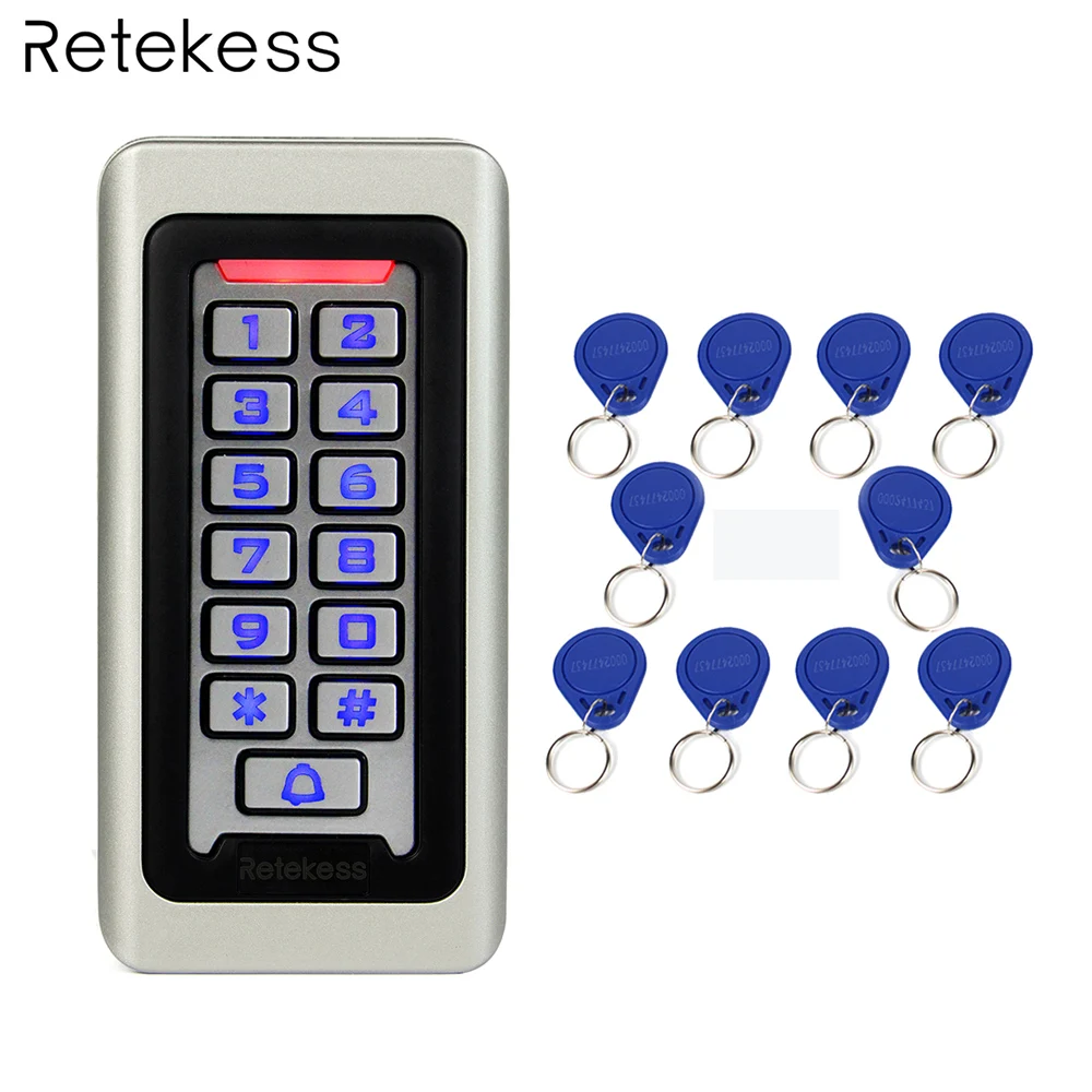 Keypad RFID Access Control System Proximity Card Standalone 2000 Users Door Access Control+10pcs RFID Cards F9501D
Keypad RFID Access Control System Proximity Card Standalone 2000 Users Door Access Control+10pcs RFID Cards F9501D