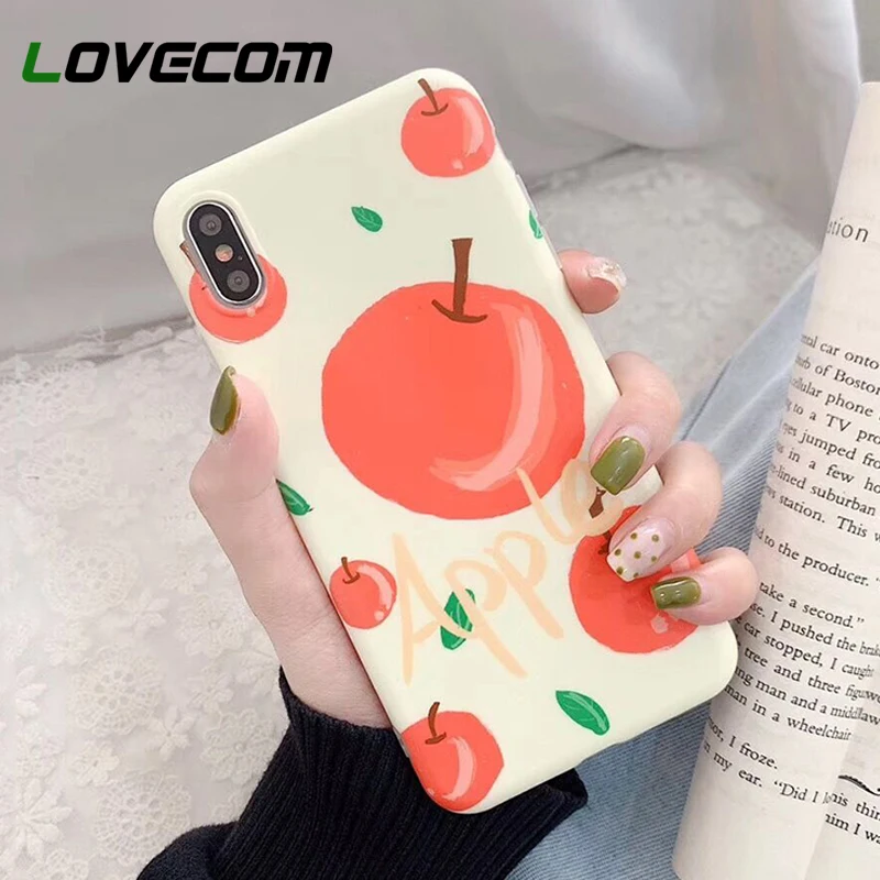 LOVECOM Cute Watercolor Fruit Phone Cases For iPhone XS Max XR For iPhone 6 6S 7 8 Plus XS X Soft IMD Back Cover Case Coque Gift
LOVECOM Cute Watercolor Fruit Phone Cases For iPhone XS Max XR For iPhone 6 6S 7 8 Plus XS X Soft IMD Back Cover Case Coque Gift