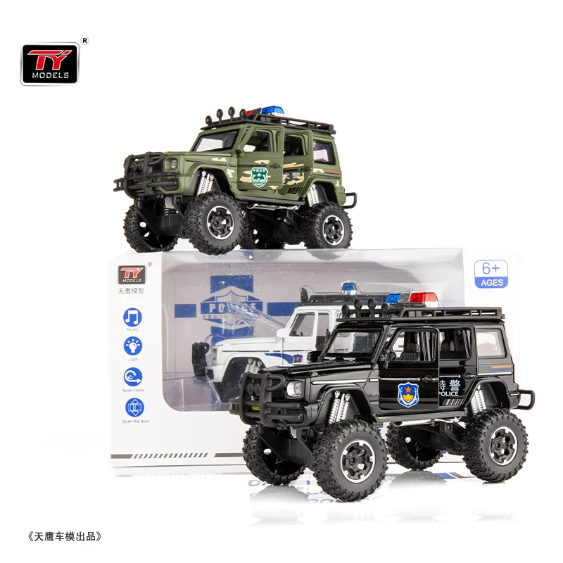 High simulation Mercedes big Mercedes-Benz G63 open-top pullback alloy SWAT police car model Children's sound toy car
High simulation Mercedes big Mercedes-Benz G63 open-top pullback alloy SWAT police car model Children's sound toy car