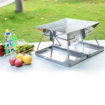 Stainless Steel Charcoal BBQ Grill Portable Folding Mini Pocket BBQ Grill For Outdoor Camping Park Home Barbecue Accessories
Stainless Steel Charcoal BBQ Grill Portable Folding Mini Pocket BBQ Grill For Outdoor Camping Park Home Barbecue Accessories