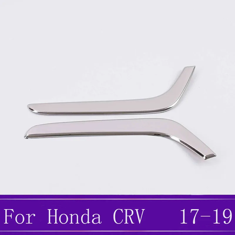 2Pcs Stainless Steel Fog Light Trim Lamp Cover Cap Car Styling Front Fog Light Eyebrows Fit For Honda CR-V CRV 2017 2018 2019
2Pcs Stainless Steel Fog Light Trim Lamp Cover Cap Car Styling Front Fog Light Eyebrows Fit For Honda CR-V CRV 2017 2018 2019