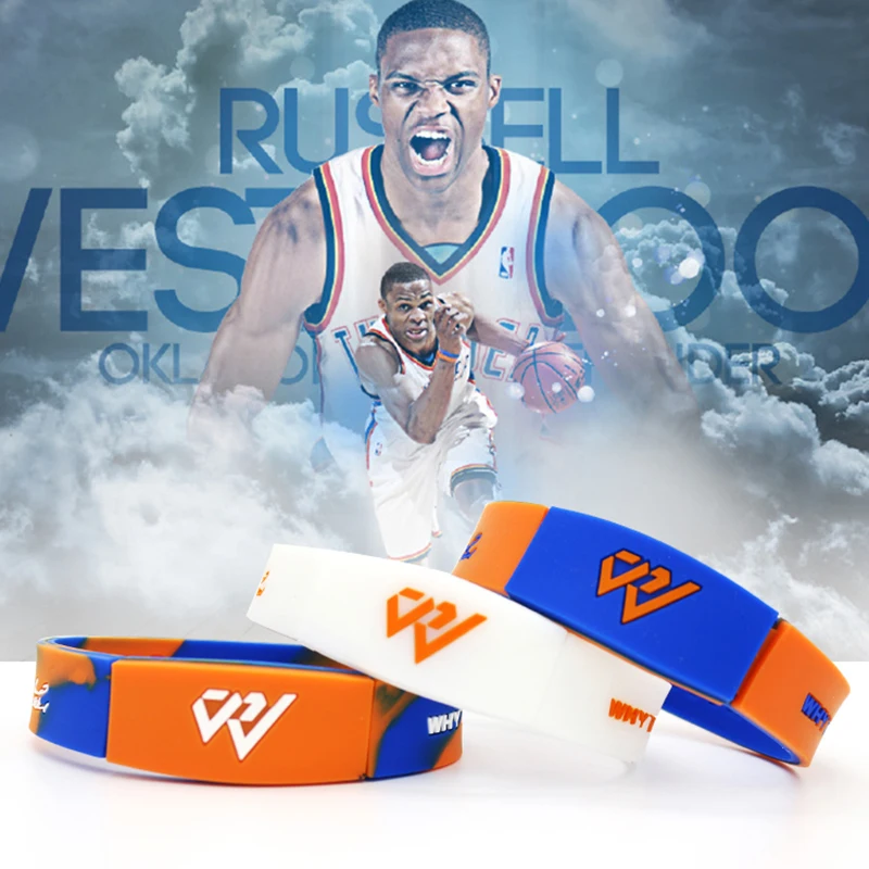 Basketball Stars Westbrook Double thicken silicone bracelet basketball lovers Sport Energy luminous bracelet Couple wristbands
Basketball Stars Westbrook Double thicken silicone bracelet basketball lovers Sport Energy luminous bracelet Couple wristbands