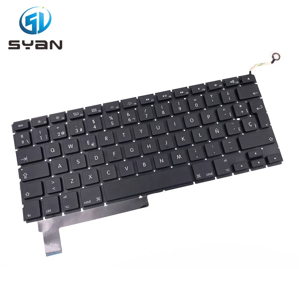 Spanish A1286 keyboard with backlight for Macbook pro 15.4 laptop MC371 MC372 MC373 MC721 MC723 MD103 MD104 keyboard backlit
Spanish A1286 keyboard with backlight for Macbook pro 15.4 laptop MC371 MC372 MC373 MC721 MC723 MD103 MD104 keyboard backlit