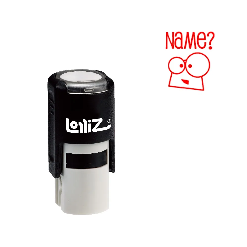 LolliZ "NAME" Round Self-Inking Stamp, Teacher Stamp W/Lid, Laser Engraved Rubber, RED
LolliZ "NAME" Round Self-Inking Stamp, Teacher Stamp W/Lid, Laser Engraved Rubber, RED