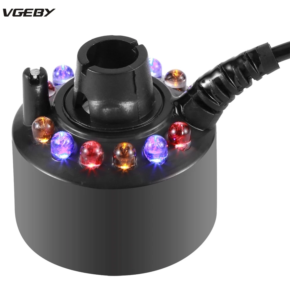 Original Ultrasonic Humidifier Mist Maker Fogger with 12 LED Colorful for Water Fountain Pond Fish Tank Creating Atmosphere
Original Ultrasonic Humidifier Mist Maker Fogger with 12 LED Colorful for Water Fountain Pond Fish Tank Creating Atmosphere