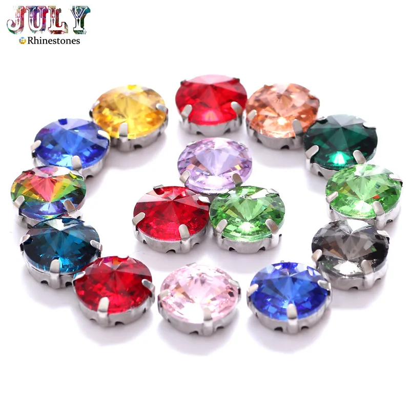 Round Sew On Rhinestones With Silver Claw Crystal Crafts For garment accessories diy decoration
Round Sew On Rhinestones With Silver Claw Crystal Crafts For garment accessories diy decoration