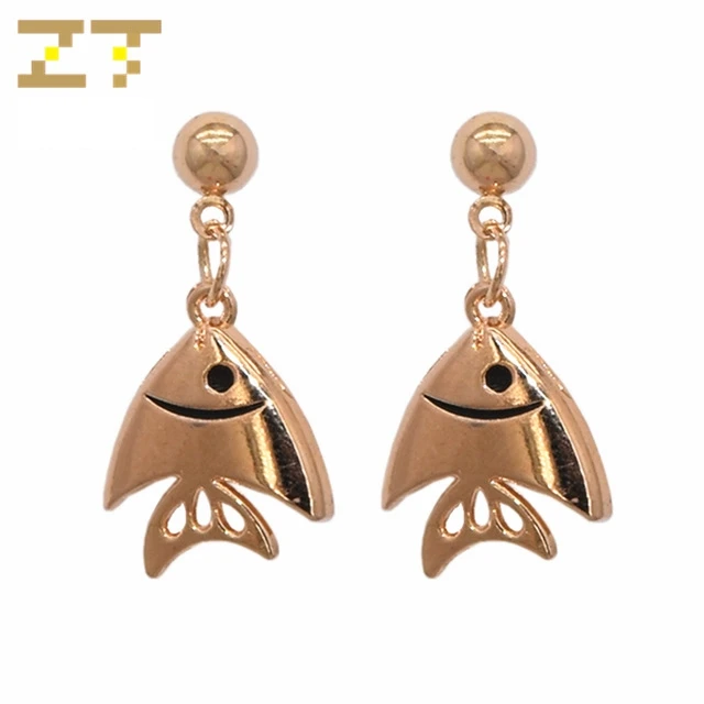 Hot Sale Fashion Simple Statement Gold Color Butterflyfish Cute Animals Dangle Drop Earrings for Women Jewelry Brincos Oorbellen
Hot Sale Fashion Simple Statement Gold Color Butterflyfish Cute Animals Dangle Drop Earrings for Women Jewelry Brincos Oorbellen
