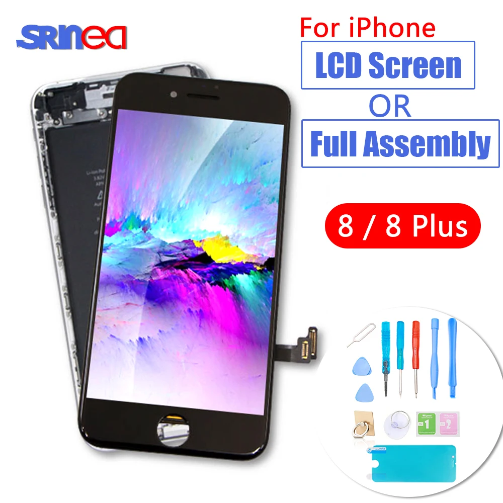 Grade AAA Full Complete For iPhone 8 8 Plus LCD Display Touch Screen i Phone 8plus Complete Assembly Camera Without Home Button
Grade AAA Full Complete For iPhone 8 8 Plus LCD Display Touch Screen i Phone 8plus Complete Assembly Camera Without Home Button