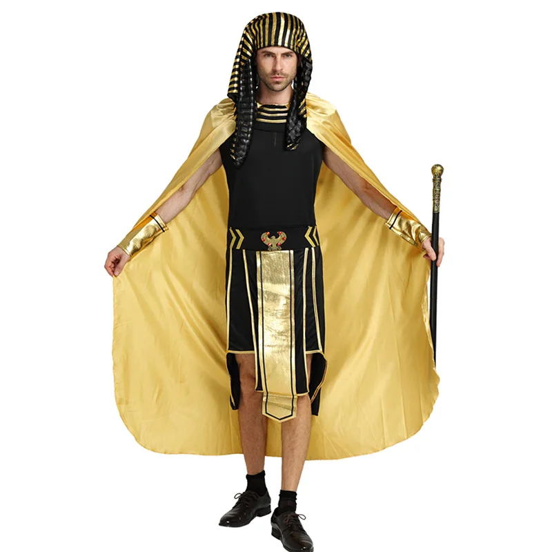 Men Halloween Cosplay Costumes Arab National Dress Egyptian Pharaoh Romanian Prince Cosplay Jumpsuit Belt Kerchief 5Pcs Set
Men Halloween Cosplay Costumes Arab National Dress Egyptian Pharaoh Romanian Prince Cosplay Jumpsuit Belt Kerchief 5Pcs Set