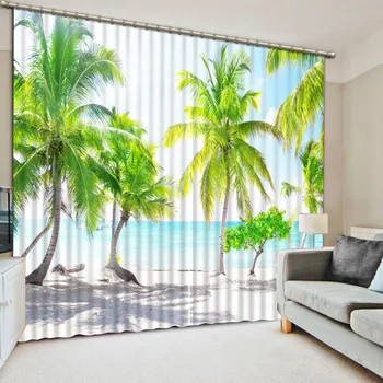 Custom any size 3D Curtain Beautiful Photo Beach tree, green leaves Bed room Living room Office Hotel Cortinas
Custom any size 3D Curtain Beautiful Photo Beach tree, green leaves Bed room Living room Office Hotel Cortinas