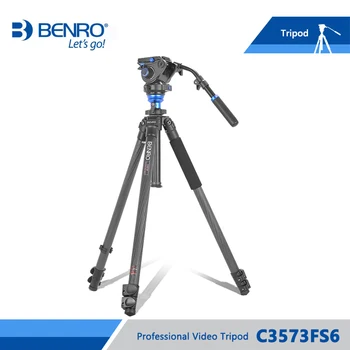 Benro C3573FS6 Video Tripod Professional Carbon Fiber Camera Tripods S6 Video Head QR6 Plate BS04 Pan Bar Handle Carrying Bag
Benro C3573FS6 Video Tripod Professional Carbon Fiber Camera Tripods S6 Video Head QR6 Plate BS04 Pan Bar Handle Carrying Bag