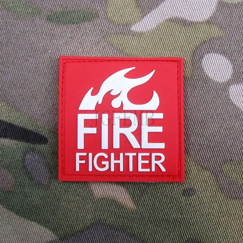 Red+Luminous Fire Fighter Rescue Tactical Morale Military 3D PVC patch Badges PB966
Red+Luminous Fire Fighter Rescue Tactical Morale Military 3D PVC patch Badges PB966