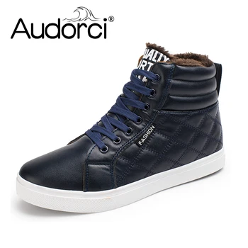 Audorci 2018 Winter Men's Ankle Boots Fashion Man Lace Up Casual Martin Boots Male Outdoor Keep Warm Shoes Size 39-44 With Fur
Audorci 2018 Winter Men's Ankle Boots Fashion Man Lace Up Casual Martin Boots Male Outdoor Keep Warm Shoes Size 39-44 With Fur