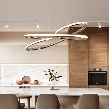 Chrome/Nickel Plated Finish Modern led pendant lights for living room dining room aluminum Pendant Lamp fixtures Free Shipping
Chrome/Nickel Plated Finish Modern led pendant lights for living room dining room aluminum Pendant Lamp fixtures Free Shipping