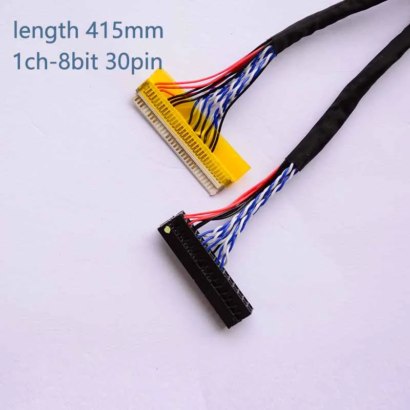 1Ch 8-bit 30pins Universal Driver Board lcd led Screen Cable FIX-30P-s8 for 30 pin 1 channel LVDS suit V59 V29 T2 415mm
1Ch 8-bit 30pins Universal Driver Board lcd led Screen Cable FIX-30P-s8 for 30 pin 1 channel LVDS suit V59 V29 T2 415mm