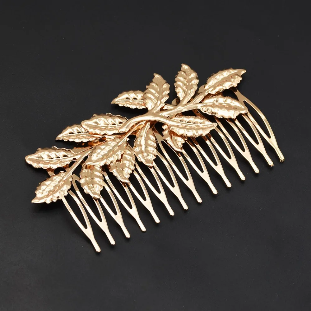 Greek Unique Vintage Gold Metal Leaves Bun Top Hair Comb Vintage Wedding Hair Accessories Bijoux Greece Hair Pins Clip Jewelry
Greek Unique Vintage Gold Metal Leaves Bun Top Hair Comb Vintage Wedding Hair Accessories Bijoux Greece Hair Pins Clip Jewelry