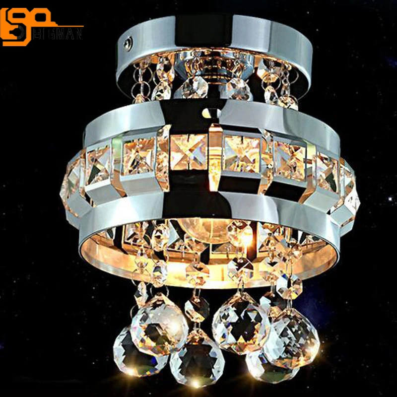 new arrival luster ceiling lights modern round crystal ceiling lamp for bedroom aisle lights
new arrival luster ceiling lights modern round crystal ceiling lamp for bedroom aisle lights