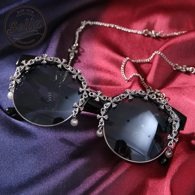 Sella New Arrival Luxury Retro Fashion Women Sunglasses Vintage Tassel Chain Cross Modern Ladies Sun Glasses Personalize Eyewear
Sella New Arrival Luxury Retro Fashion Women Sunglasses Vintage Tassel Chain Cross Modern Ladies Sun Glasses Personalize Eyewear
