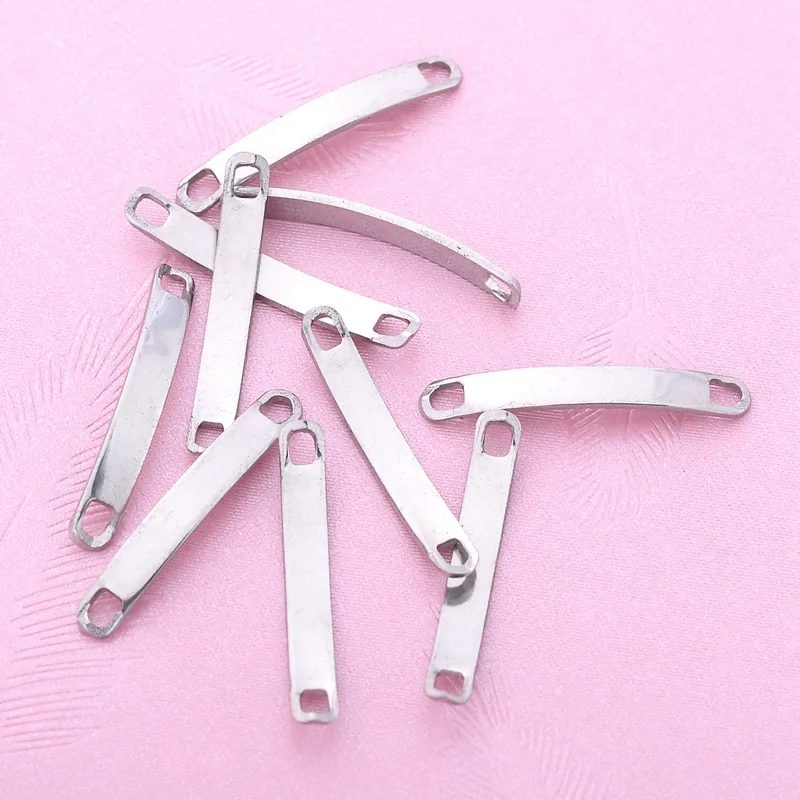 FUNIQUE 10PCs/lot Silver Color Blank Polish Connectors For Jewelry Making Stainless Steel Connector Charm For DIY Necklace Women
FUNIQUE 10PCs/lot Silver Color Blank Polish Connectors For Jewelry Making Stainless Steel Connector Charm For DIY Necklace Women