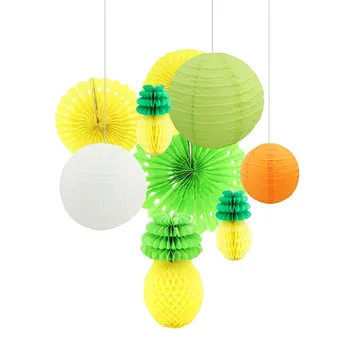 Honeycomb Pineapple Ball Fans Paper Lantern For Hawaii Luau Summer Wedding Festival Party Decoration Supplies
Honeycomb Pineapple Ball Fans Paper Lantern For Hawaii Luau Summer Wedding Festival Party Decoration Supplies