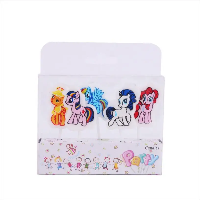 5pcs/pack Happy Birthday Events Party little pony Design Decoration Cartoon Cake Candles Cupcake Toppers Baby Shower Supplies
5pcs/pack Happy Birthday Events Party little pony Design Decoration Cartoon Cake Candles Cupcake Toppers Baby Shower Supplies