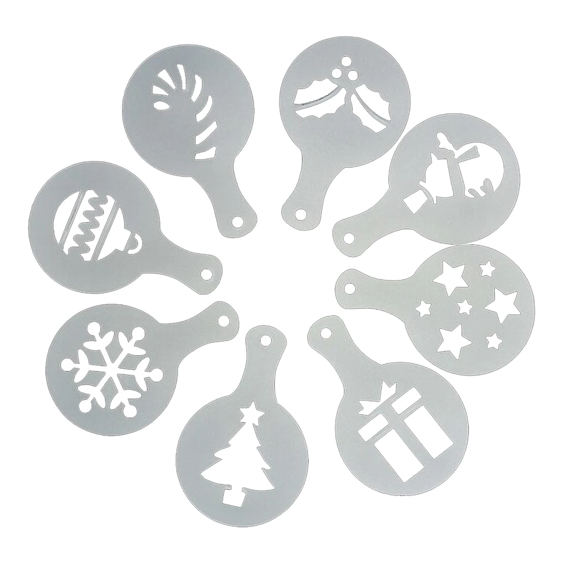 Wholesale 8pcs Christmas Tree Cake Stencil Wedding Party Cake Cookie Mould Cupcake Decoration Template
Wholesale 8pcs Christmas Tree Cake Stencil Wedding Party Cake Cookie Mould Cupcake Decoration Template