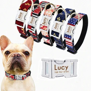 Dogs Collars Customized Pet Dog Tag Collar Custom Puppy Cat Personalized Nameplate ID Collars for Dogs Engraved Tag Name Phone3
Dogs Collars Customized Pet Dog Tag Collar Custom Puppy Cat Personalized Nameplate ID Collars for Dogs Engraved Tag Name Phone3