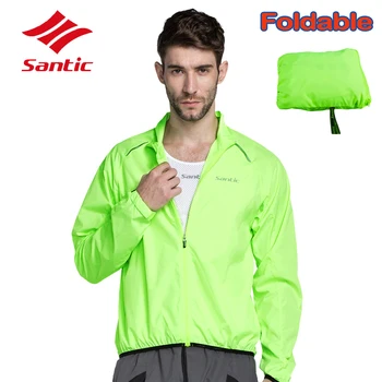 Santic Men Folding Ultralight Cycling Jacket Waterproof Outdoor Sports Clothing Bike Rain Jacket Raincoat Long Sleeve Clothes
Santic Men Folding Ultralight Cycling Jacket Waterproof Outdoor Sports Clothing Bike Rain Jacket Raincoat Long Sleeve Clothes