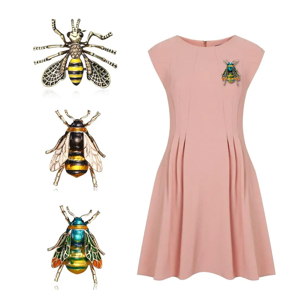 1Pcs New Style Vintage Bee Brooches Unisex Insect Metal Brooch Pin Women&Men Jewelry Small Bumblebee Badges Fashion Jewelry
1Pcs New Style Vintage Bee Brooches Unisex Insect Metal Brooch Pin Women&Men Jewelry Small Bumblebee Badges Fashion Jewelry
