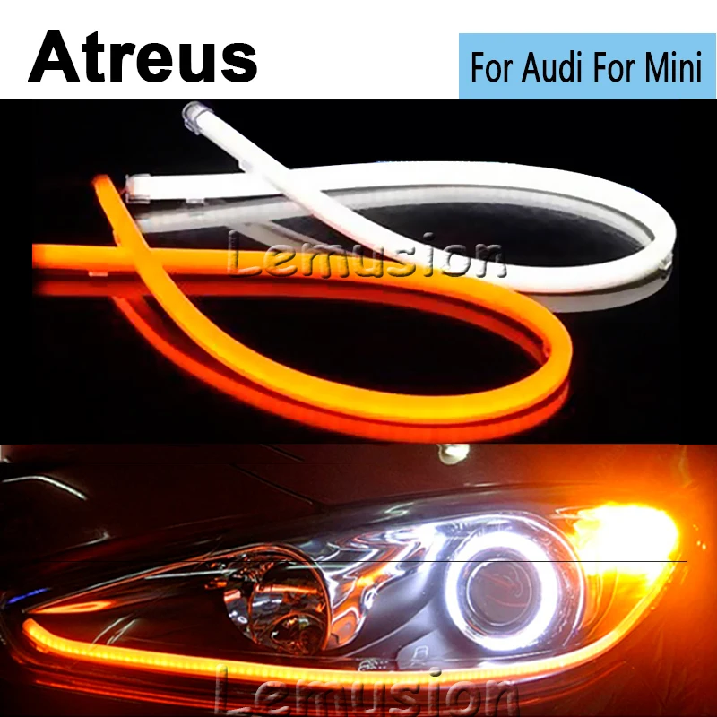 Atreus Car-styling Flexible 60cm Car LED DRL Daytime Running Light For Audi A4 B6 B8 B7 A3 A6 C5 C6 Q5 Mini Cooper R56 50 53 F56
Atreus Car-styling Flexible 60cm Car LED DRL Daytime Running Light For Audi A4 B6 B8 B7 A3 A6 C5 C6 Q5 Mini Cooper R56 50 53 F56