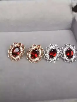 natural red garnet stone earrings 925 silver Natural gemstone earring women elegant fine Earrings for engagement
natural red garnet stone earrings 925 silver Natural gemstone earring women elegant fine Earrings for engagement