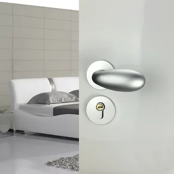 Aluminum Door Lock Bedroom Living Room Interior Exterior Door Handle Lock Cylinder Security Kit
Aluminum Door Lock Bedroom Living Room Interior Exterior Door Handle Lock Cylinder Security Kit