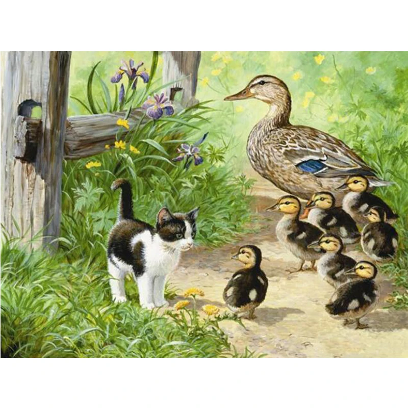 Garden Duck 5D Diamond Embroidery Full Square Cross Stitch DIY Needle Drill Rhinestone Art Decoration
Garden Duck 5D Diamond Embroidery Full Square Cross Stitch DIY Needle Drill Rhinestone Art Decoration