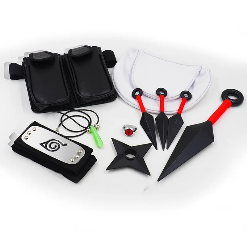Hot Japan Anime Cosplay Costumes Toy Set Accessories Weapons Shuriken Headband Darts arms Ninja Bag Play Set Props
Hot Japan Anime Cosplay Costumes Toy Set Accessories Weapons Shuriken Headband Darts arms Ninja Bag Play Set Props