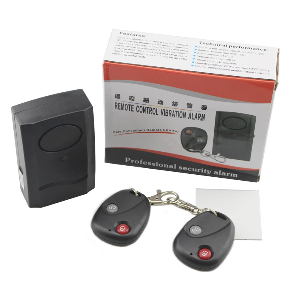 120dB Motorcycle Vibration Alarm System 2 Remote Control Anti-theft Burglars Alarm Security Protection High Sensitivity
120dB Motorcycle Vibration Alarm System 2 Remote Control Anti-theft Burglars Alarm Security Protection High Sensitivity