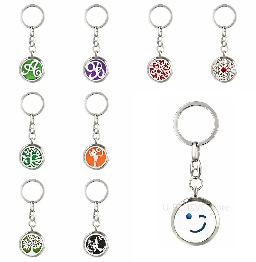 Face Cat Letters Witch 30mm Stainless Steel Essential Oil Aromatherapy Diffuser Perfume Locket Keychain Keyrings 10pcs Pads
Face Cat Letters Witch 30mm Stainless Steel Essential Oil Aromatherapy Diffuser Perfume Locket Keychain Keyrings 10pcs Pads