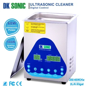 DK SONIC Digital Ultrasonic Jewelry Cleaner Heated 2L 60W Ultrasound Bath with Basket for Glass Denture Manicure Tools 28/40KHz
DK SONIC Digital Ultrasonic Jewelry Cleaner Heated 2L 60W Ultrasound Bath with Basket for Glass Denture Manicure Tools 28/40KHz