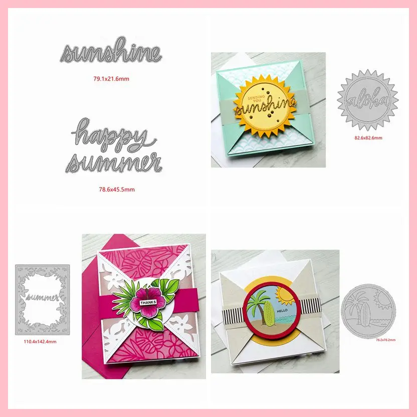Sunshine Words Square Frame Circle Cocunut Tree Metal Cutting Dies Stencil Scrapbooking DIY Card Album Making Embossing New 2019
Sunshine Words Square Frame Circle Cocunut Tree Metal Cutting Dies Stencil Scrapbooking DIY Card Album Making Embossing New 2019