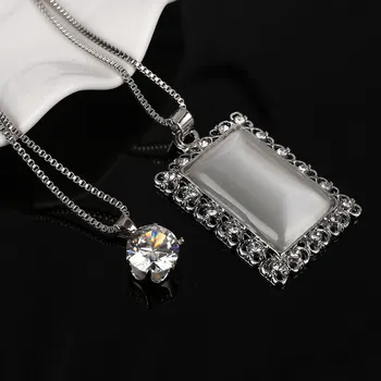 High Quality Cat Eye Stone Square Pendant Necklace Two Layers Chains Necklace Free Shipping Silver Plated Multilayer Necklaces
High Quality Cat Eye Stone Square Pendant Necklace Two Layers Chains Necklace Free Shipping Silver Plated Multilayer Necklaces