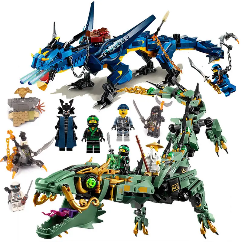 2pcs/lot Legoinglys Ninjagoed Flying Mecha Dragon Building Blocks Bricks Toys Model Ninja Action Figures Model Toys for children
2pcs/lot Legoinglys Ninjagoed Flying Mecha Dragon Building Blocks Bricks Toys Model Ninja Action Figures Model Toys for children