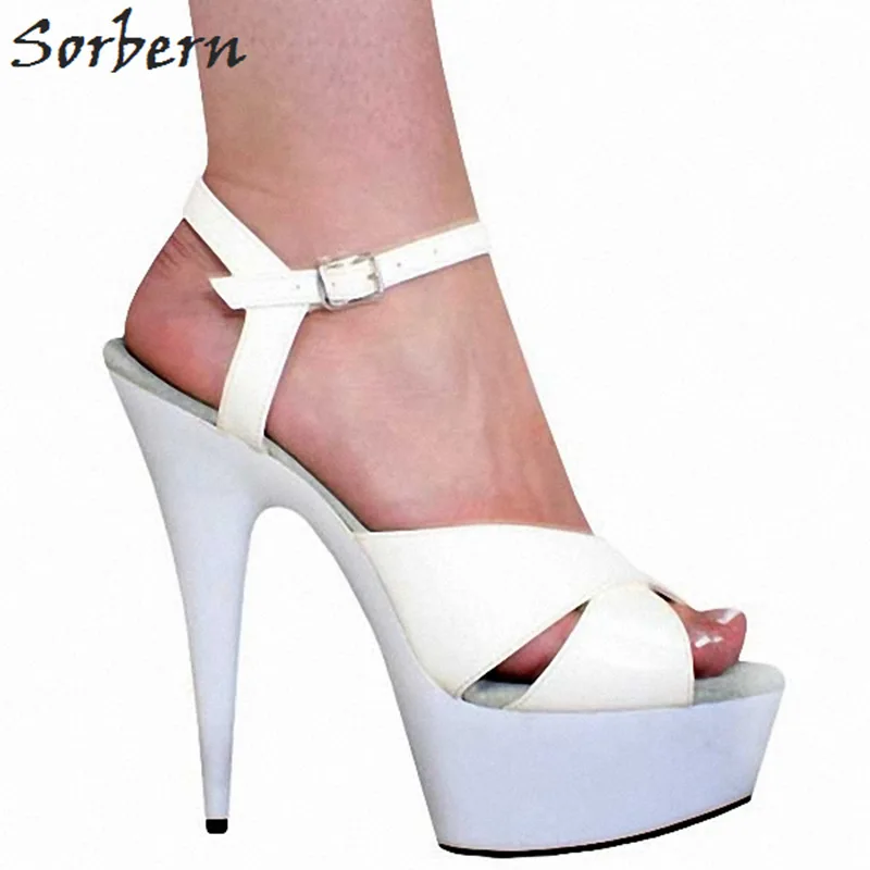 Sorbern Women Summer Shoes And Sandals Custom Made Color Ankle Strap Open Toe Size 8 Platform High Heels Fashion Sandalias 15Cm
Sorbern Women Summer Shoes And Sandals Custom Made Color Ankle Strap Open Toe Size 8 Platform High Heels Fashion Sandalias 15Cm