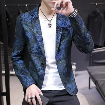 Men's Paisley Suit Collar Velvet Printing Dress Slim Wedding Party Ball Suit Blazer Traje Hombre 2019
Men's Paisley Suit Collar Velvet Printing Dress Slim Wedding Party Ball Suit Blazer Traje Hombre 2019