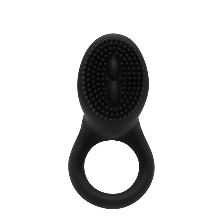 Silicone Vibrating Time Delay Penis Rings Bullet Vibrator Cock Ring Erotic Sex Toy for Man 1