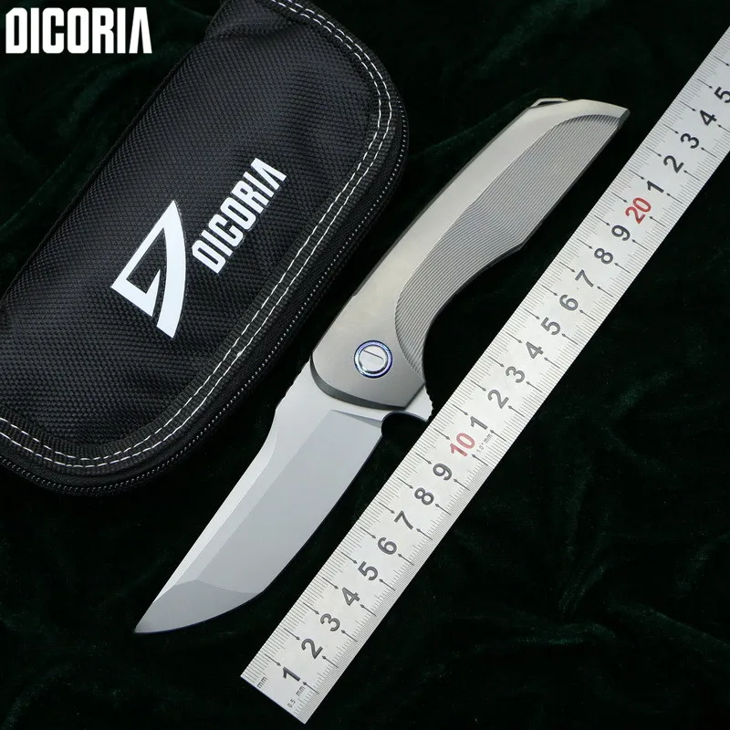 DICORIA Hakkaido Flipper m390 blade titanium handle folding knife outdoor camping hunting survive pocket fruit knives EDC tools
DICORIA Hakkaido Flipper m390 blade titanium handle folding knife outdoor camping hunting survive pocket fruit knives EDC tools