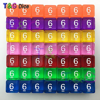 T&G Top Quality Resin Transparent Digital 16mm Dice Clear blue green purple 3 Colors Table Cubes for Fun Game 10pcs/lot Dice
T&G Top Quality Resin Transparent Digital 16mm Dice Clear blue green purple 3 Colors Table Cubes for Fun Game 10pcs/lot Dice