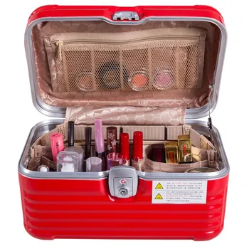 Aluminum Frame with ABS Panel Beauty Cosmetic Case Makeup Box with Large Capacity durable bag 4 colors 
Aluminum Frame with ABS Panel Beauty Cosmetic Case Makeup Box with Large Capacity durable bag 4 colors